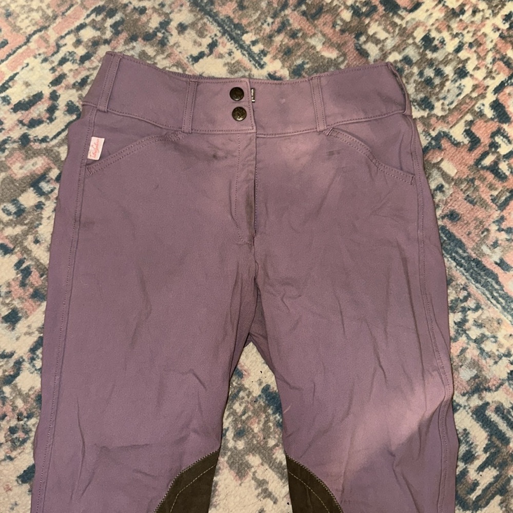 Light purple, tailored, sportsman, riding breeches